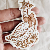 Vinyl Sticker || Vintage Goose