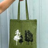 Tote Bag || Green Hemlock Tree