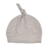 Pointelle Organic Knotted Hat || Cloud