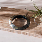 Mother of Pearl Bangle || Iridescent Grey