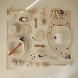 Square Dinnerware Bowls || Ivory