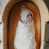 Organic Muslin Swaddle Blanket || Rainbows