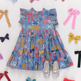 Girls Jennifer Dress || Bows on Bows