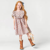 Girls Brayden Dress || Pink Dahlia