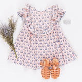 Girls Brayden Dress || Pink Dahlia