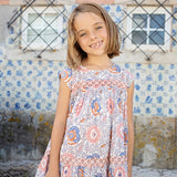 Girls Krista Dress || Lisbon Floral
