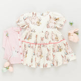 Girls Maribelle Dress || Bunny Friends