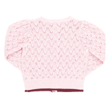 Girls Constance Sweater || Light Pink