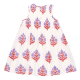 Girls Jaipur Dress || Lavender Bellflower