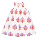 Girls Jaipur Dress || Lavender Bellflower