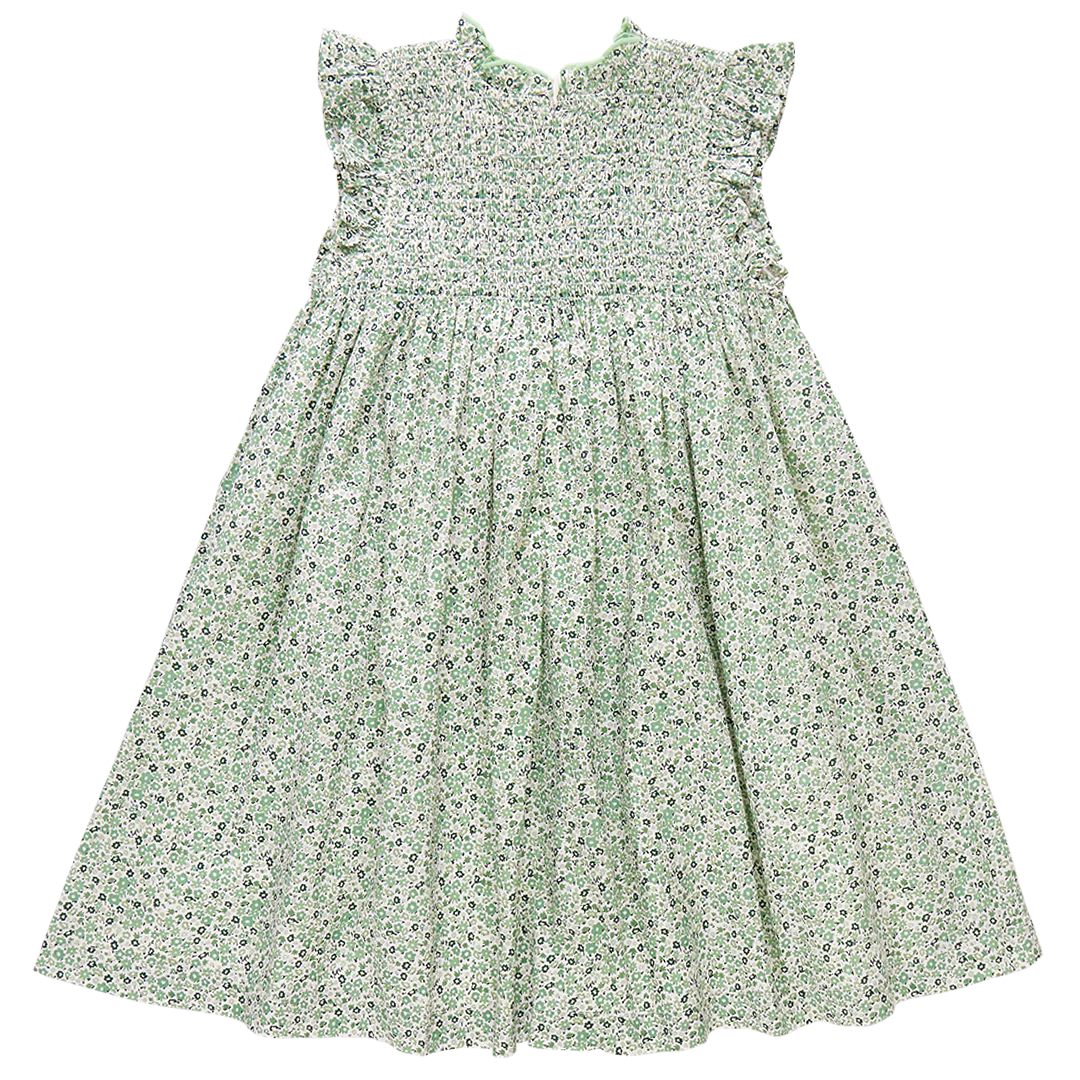 green and white ditsy dress Mini Dress Green Ditsy Print Dress Girl Green Floral Short Dress Girls: At This Time Sage Green Ditsy