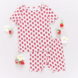 Bamboo PJ Set || Petite Strawberries