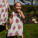 Girls Jaipur Dress || Lavender Bellflower