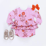 Baby Girls Heidi Bubble || Lavender Poppy