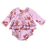 Baby Girls Heidi Bubble || Lavender Poppy
