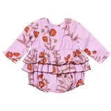 Baby Girls Heidi Bubble || Lavender Poppy