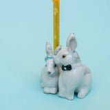 Wedding Cake Topper || Love Bunnies