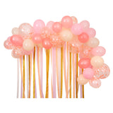Balloon & Streamer Garland || Pink