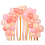 Balloon & Streamer Garland || Pink
