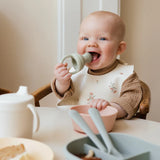 Silicone Fresh Food Feeder Set || Cambridge Blue