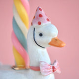 Cake Topper || Pink Goose