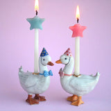 Cake Topper || Pink Goose