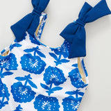 Girls Shelly Suit || Blue Flower Bud