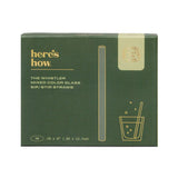 The Whistler Colored Glass Stir & Sip Straw || Set of 6