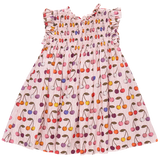 Girls Stevie Dress || Cloud Pink Cherry