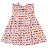 Girls Stevie Dress || Cloud Pink Cherry