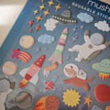 Reusable Sticker Set || Space