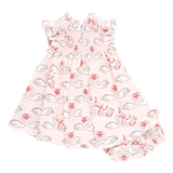 Baby Girls Stevie Dress Set || Swan Love
