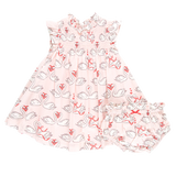 Baby Girls Stevie Dress Set || Swan Love