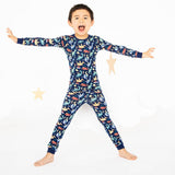 Modal Magnetic Pajama Long Sleeve Set || Talon-Ted