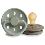 Frigg Moon Natural Rubber Baby Pacifier || Sage & Portobello