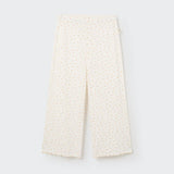 Floral Gauze Pants || Ivory & Blue