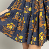 Womens Michelle Dress || Navy Poppy