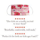 Children's Face Mask || Poppies