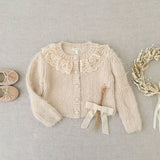 Eyelash Knit Cardigan || Antique