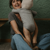 The Long-Sleeve Onesie || Grey Melange