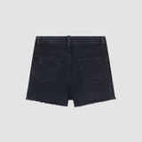 Lucy Short High Rise || Nightshade Distressed