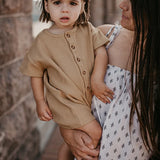 The Explorer Playsuit || Clay