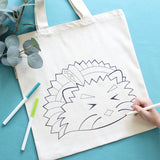 Organic Tote Bag Coloring Kit