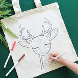 Organic Tote Bag Coloring Kit