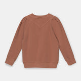 Organic Fleece Sweatshirt || Brown