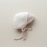 Brimmed Aria Linen Bonnet || Sherpa-Lined