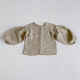 The Balloon Sleeve Top || Oatmeal