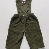 The Vintage Corduroy Jumpsuit || Olive