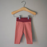 Hat & Legging Set || Dusty Red w/ Salmon Pink