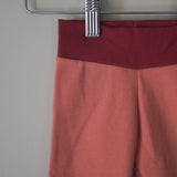 Hat & Legging Set || Dusty Red w/ Salmon Pink